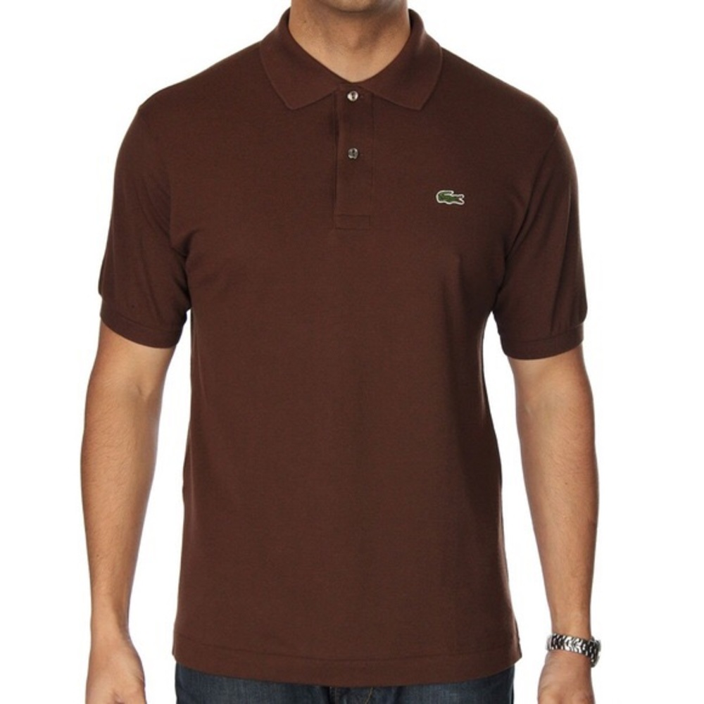 Brown Lacoste Polo Shirt